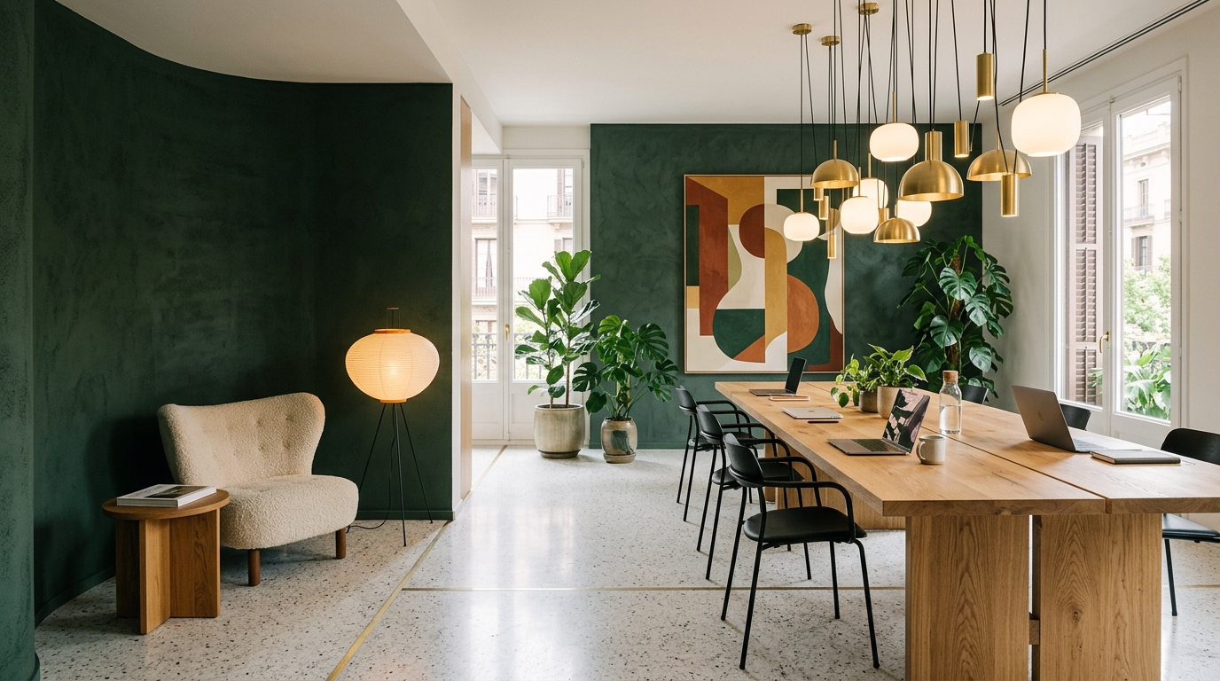 Diseño e interiorismo de oficinas en Barcelona